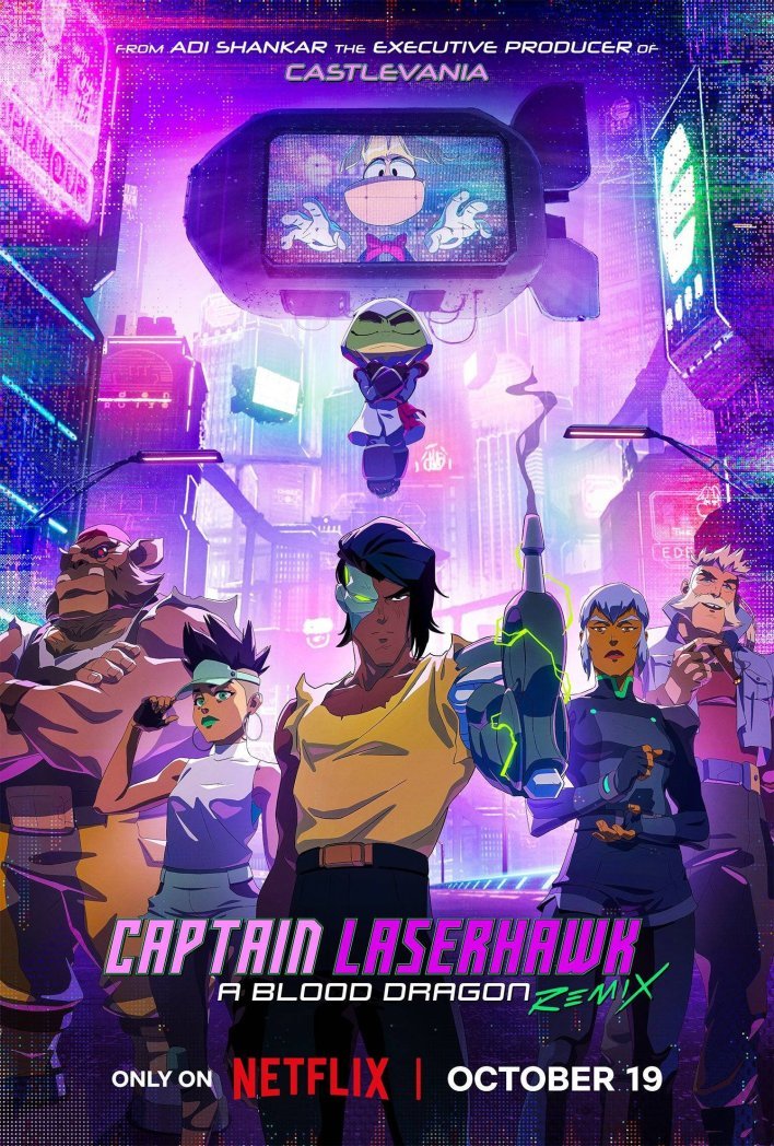Captain Laserhawk: A Blood Dragon Remix Season 1 (Complete) Anime Series