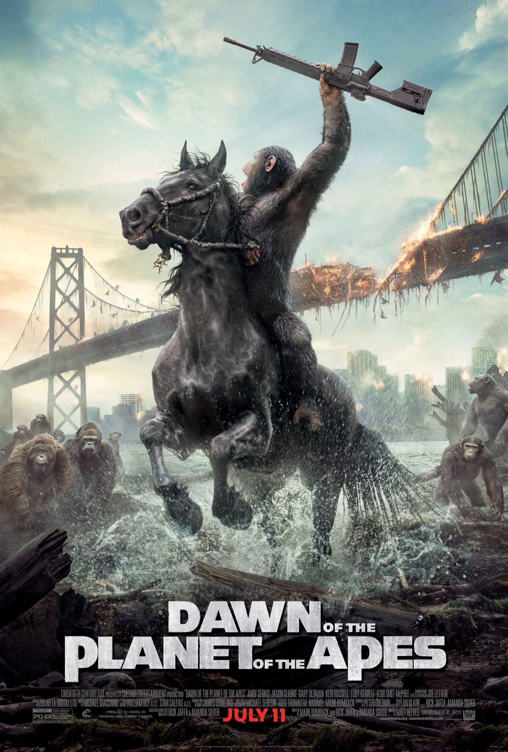 Dawn of the Planet of the Apes (2014) MP4 Movie