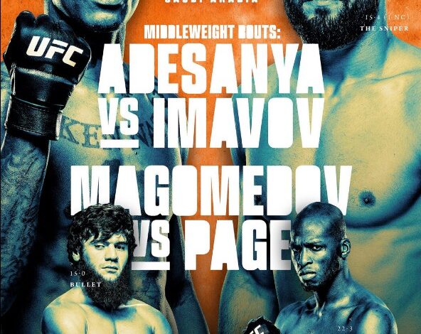 UFC Fight Night 250: Adesanya vs. Imavov (Full Fight)
