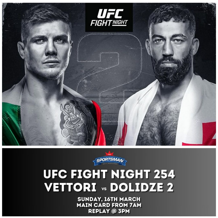 UFC Fight Night 254: Vettori vs. Dolidze 2 (2025) Full Fight