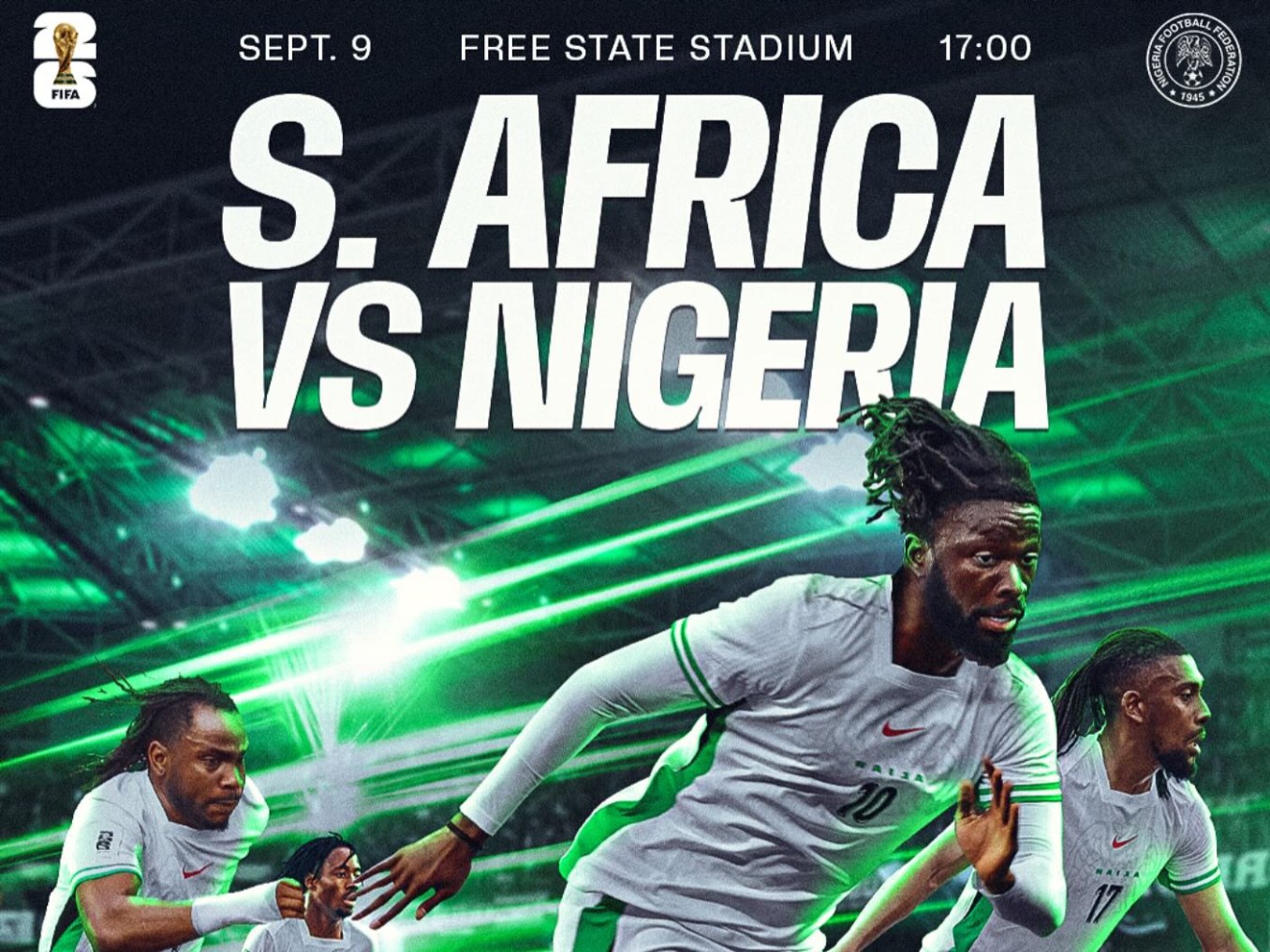 South Africa vs Nigeria | 2025 World Cup Qualifier (CAF) Match